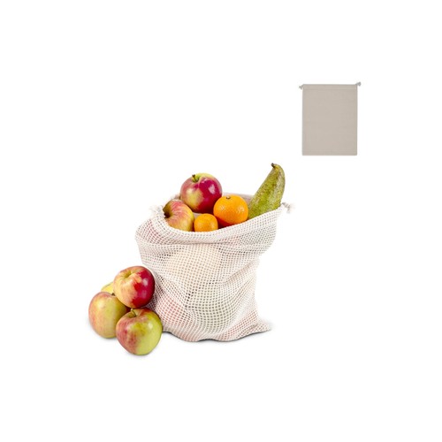 Reusable food bag OEKO-TEX® natural cotton 25x30cm