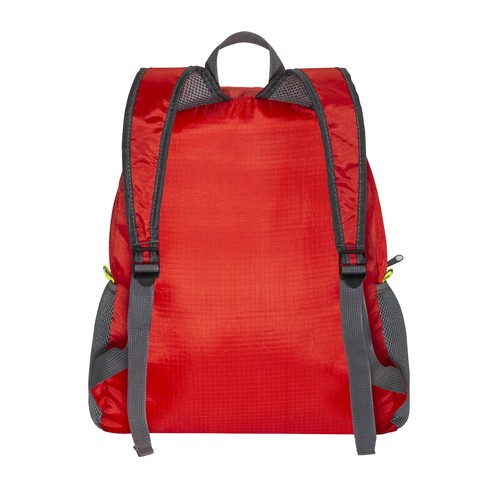 210D polyester ripstop foldable backpack, resealable in a pocket