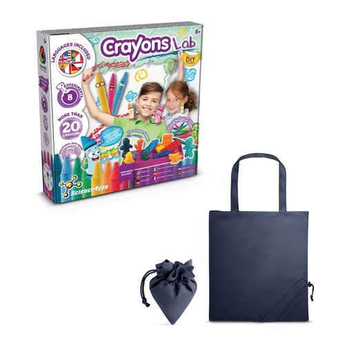Crayon Factory Kit II. Educatief spel geleverd met een opvouwbaar 190T geschenkzakje