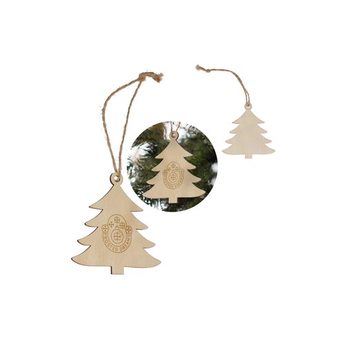 Houten kerstornament kerstboom