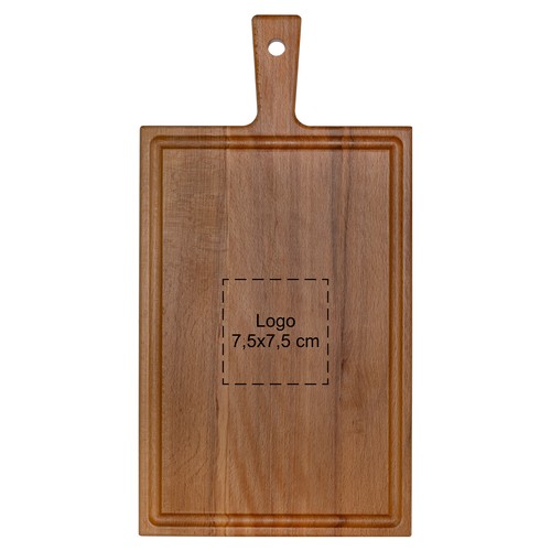 Beech board with handle 37x19 cm