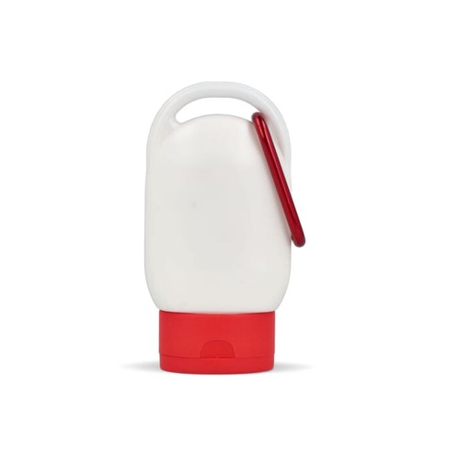 Balsam przeciwsłoneczny z karabińczykiem SPF30 z materiału z recyklingu