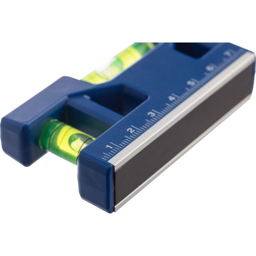 Recycled ABS spirit level keychain Indira