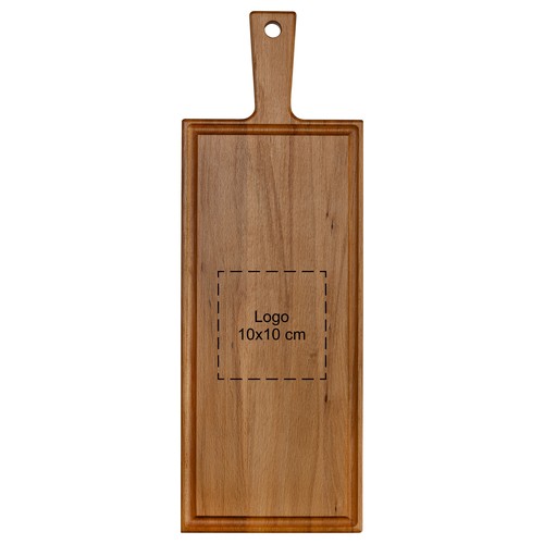 Beech board with handle 48x17 cm