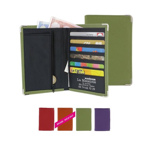 PORTE FEUILLE - PVC LYCHEE