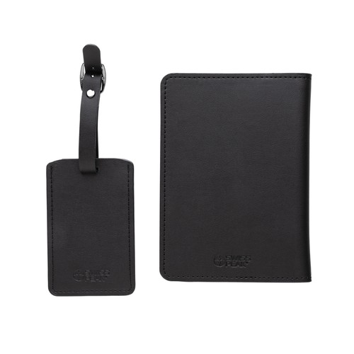 Set de regalo de viaje de PU reciclado Swiss Peak GRS