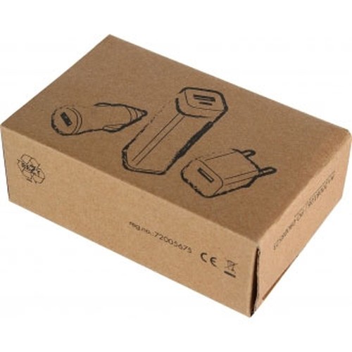 Travel set - power bank 2200 mAh, EU plug, USB charger