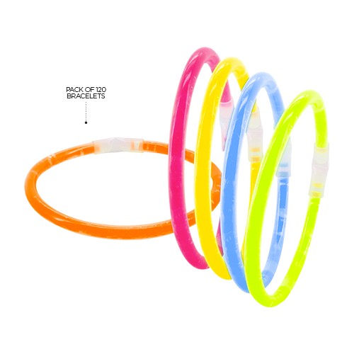 Glow bracelets kit 100pcs Damigella nigella