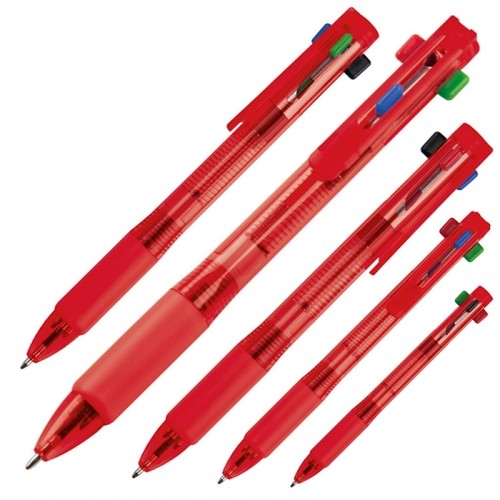 Plastic ballpen 4in1 NEAPEL