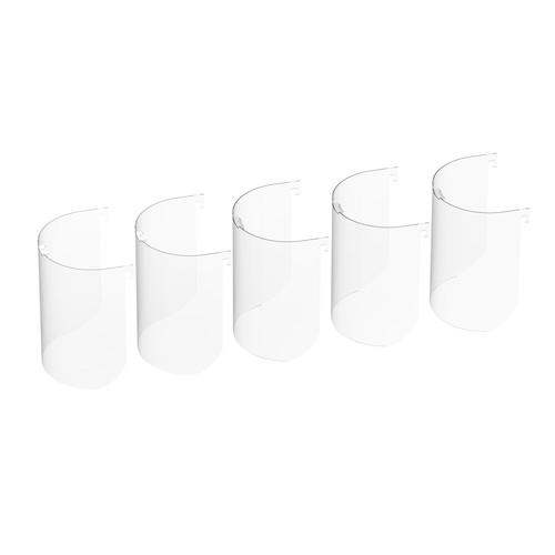 Replacement visor for face shield "Premium",  set of 5