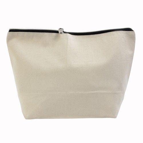 Beauty case en Coton brossé avec zip