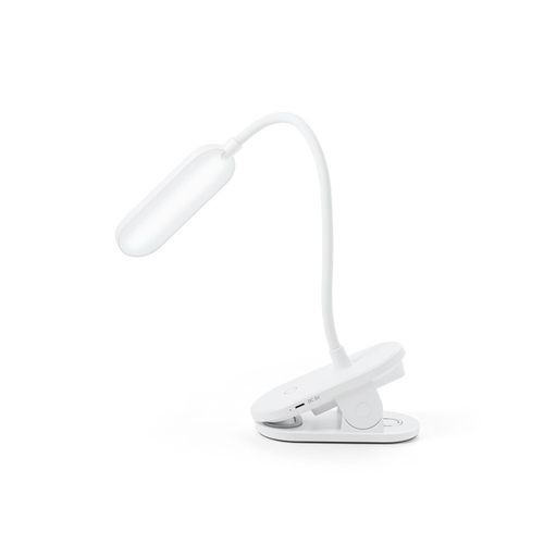 NESBIT II. Portable desk lamp with clip and 30h autonomy at 65% rABS