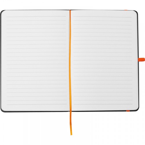 A5 notebook with coloured engraving