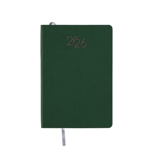 2026 daily planner with soft cover in thermo-reactive PU