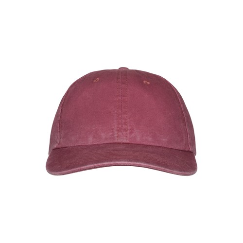 260 g/m2 stone washed cotton baseball cap, 6 panels