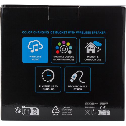 ABS-ijsemmer met speaker Annabel