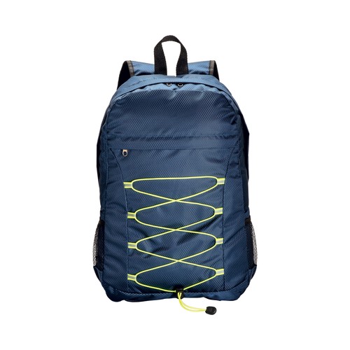 210D RIPSTOP polyester retractable backpack with 4 pockets whome two mesh side pockets