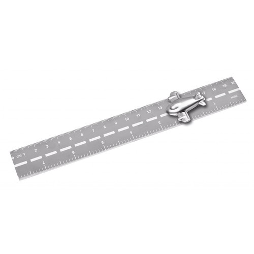 AIRPLANEPLANE RULER - METAL SATIN