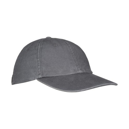260 g/m2 stone washed cotton baseball cap, 6 panels