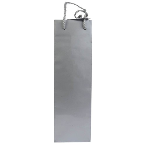 157 g/m2 laminated paper bottle shopping bag with gusset and bottom reinforcement, string