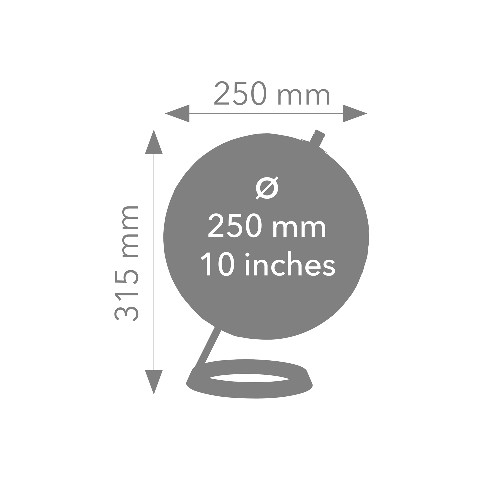 Globo Magnético 25 TROIKA 23,5 GRAD