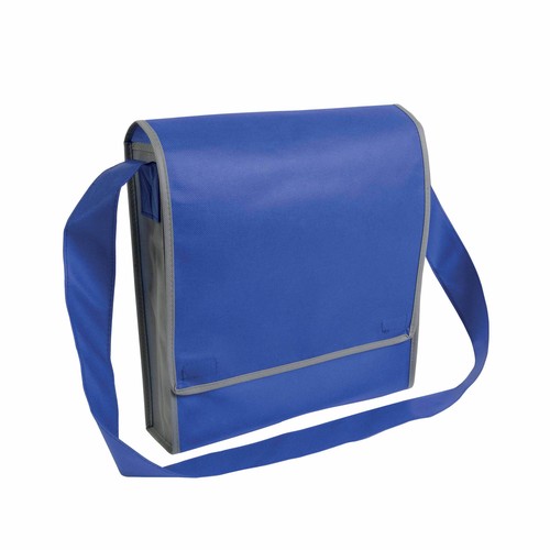 80 g/m2 non-woven fabric postman bag with velcro closure and shoulder strap