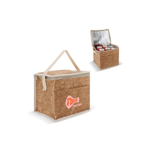 Bolsa fría de corcho cuadrada 22x18x18cm