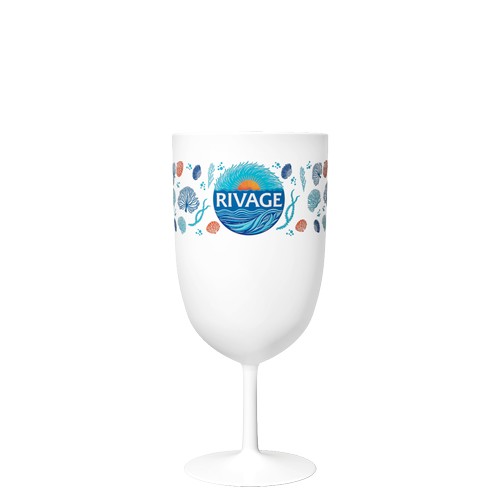 ‘Events’ white wine glass personalised 18 cl - Digital printing