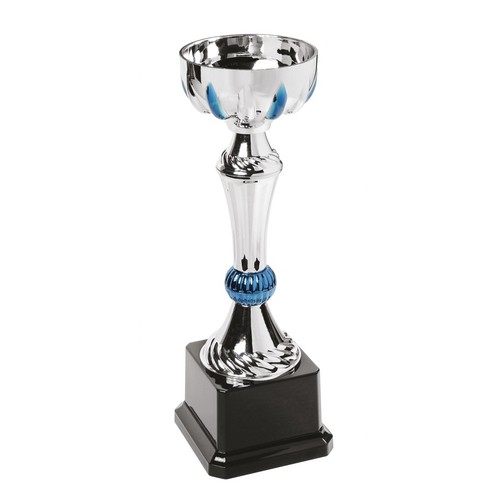 TROPHY CUP BLUE DECORATIONS H 225 MM