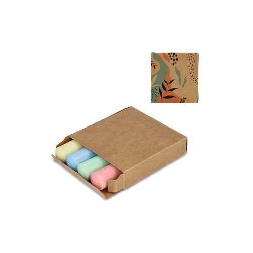 Street chalk in kraft box