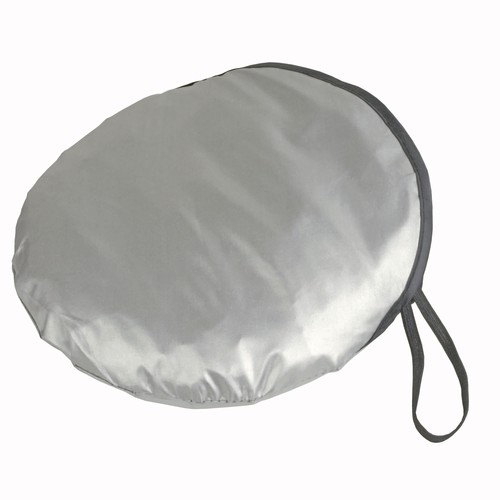 Foldable car windshield sun shade, anti-glare nylon, with case