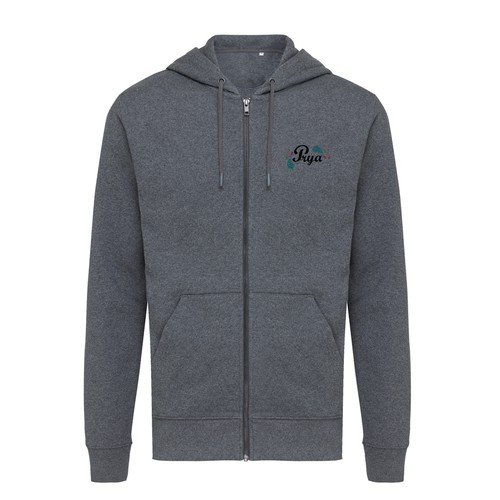 IQONIQ Abisko gerecycled katoen hoodie met rits