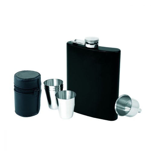 Hip flask MADONIE Schwarzwolf