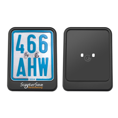 Portamatriculas para moto de plástico reciclado