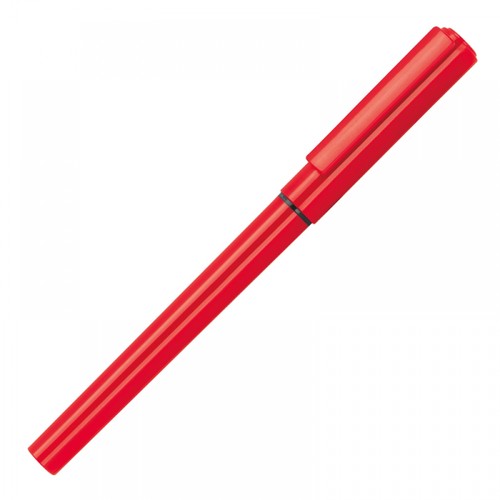 Plastic rollerball pen with ink