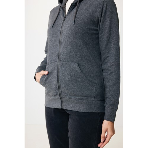 IQONIQ Abisko gerecycled katoen hoodie met rits