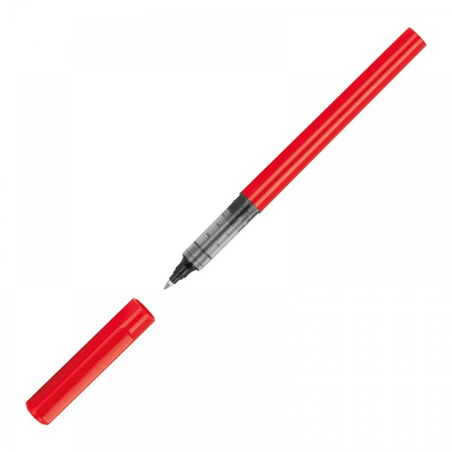 Plastic rollerball pen with ink
