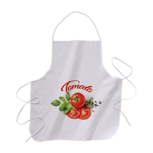 20% cotton/80% polyester (120 g/m2) cooking apron, 68 x 72 cm