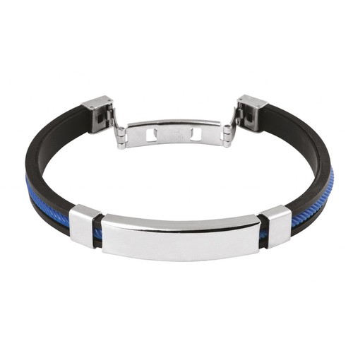 BLACK AND BLUE BRACELET