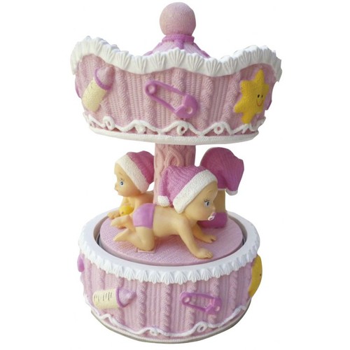 CARROUSEL BÉBÉ  ROSE