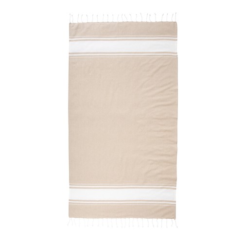 Beach towel /pareo in recycled cotton 180 gr/m2