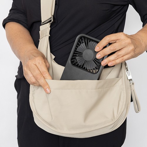 Aervina RCS recycled plastic re-chargeable desk fan