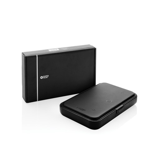 Swiss Peak RCS recycled travel case with 3 in 1 charger