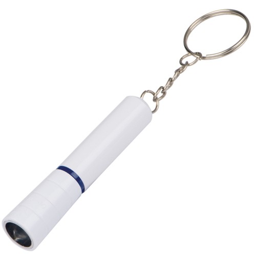 Flashlight on a keychain
