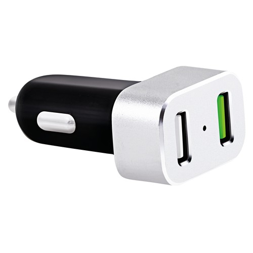 Chargeur de voiture avec charge rapide et standard USB