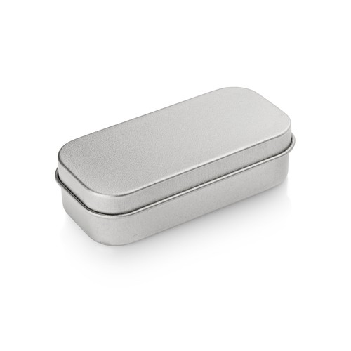 Small tin box for bigger USB flash drives (with insert)