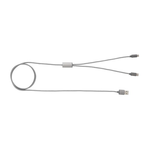 3-in-1 gevlochten nylon kabel