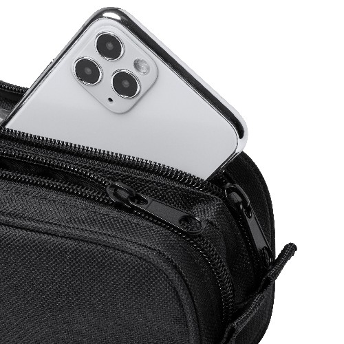 Estuche con doble compartimento y cierre con crema Brás