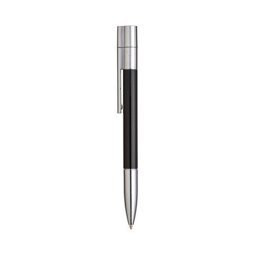 Metal black ballpoint pen with 4Gb usb pen drive