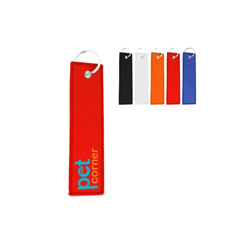 Flight tag with keyring